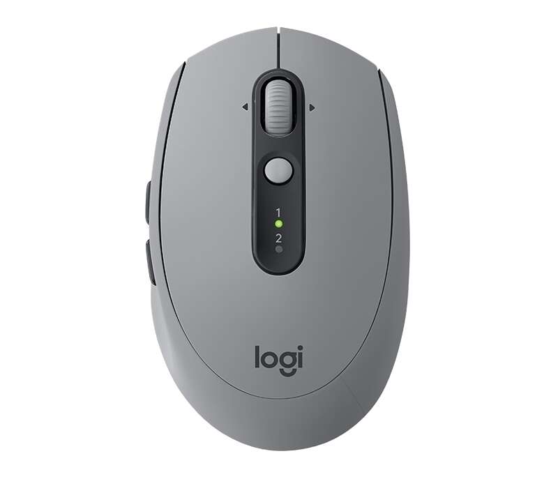 Logitech M590 Silent Raton Inalambrico USB 1000dpi - Silencioso - 7 Botones - Uso Diestro - Color Gris