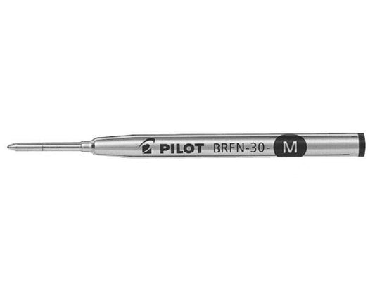 Pilot Recambio Metalico para Boligrafos Ageless, Custom Urushi, Grance, Raiz y Heritage 91 - Punta Media 1.00mm - Color Negro - Cantidad: 12