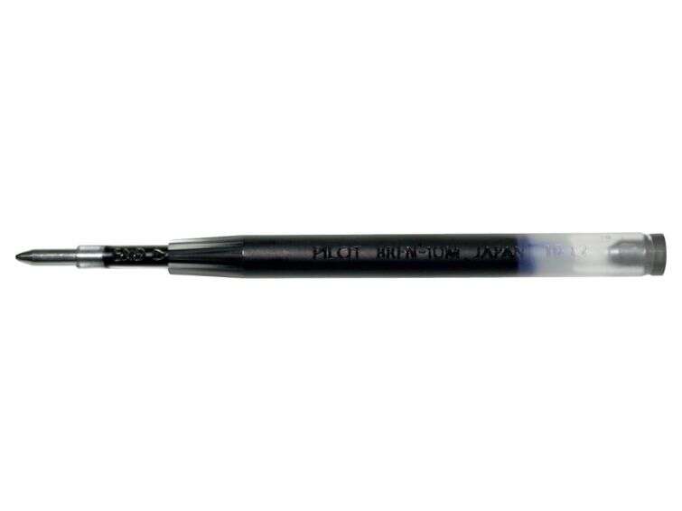 Pilot Recambio para Boligrafos Coupe, Dr Grip Pure White y Full Black - Punta Media 1.00mm - Color Negro - Cantidad: 12