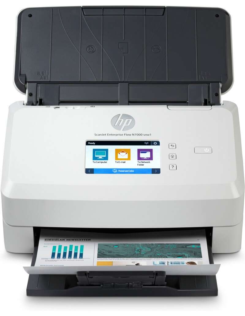 HP ScanJet Enterprise Flow 7000 snw1 Escaner Documental WiFi - Hasta 75ppm - Alimentador Automatico - Doble Cara