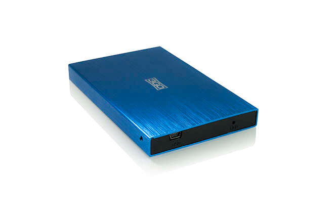3Go Carcasa Externa HD 2.5" SATA-USB - Color Azul