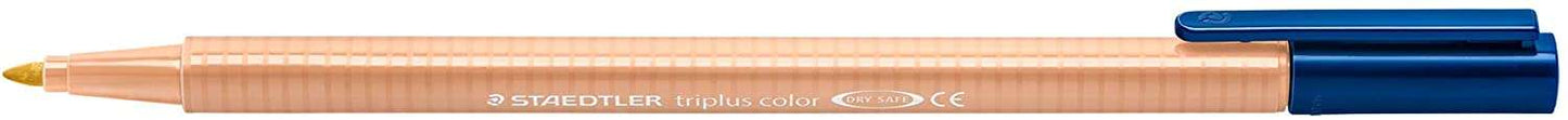 Staedtler Triplus Color 323 Rotulador de Punta Fina - Trazo 1mm Aprox - Tinta Base de Agua - Color Melocoton - Cantidad: 10