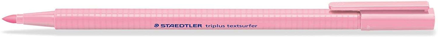 Staedtler Triplus Textsurfer 362 Rotulador Fluorescente - Trazo entre 1 a 4mm aprox. - Tinta Base de Agua - Color Carmin Claro - Cantidad: 10