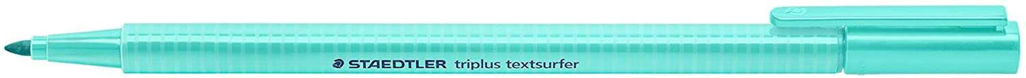 Staedtler Triplus Textsurfer 362 Rotulador Fluorescente - Trazo entre 1 a 4mm aprox. - Tinta Base de Agua - Color Menta - Cantidad: 10