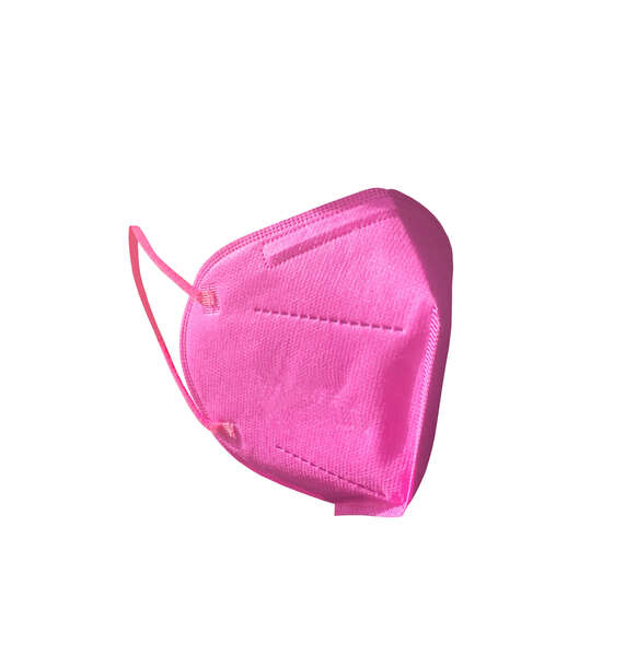 Agrupacion Salud Mascarillas FFP2 NR Clip Nasal Ajustable, Homologadas CE 0161 CAT III, Normativa UNE-EN 149:2001+A1:2009 FFP2, Color Rosa - Cantidad: 10