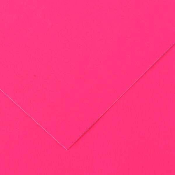 Canson Guarro Pack de 25 Cartulinas Iris de 185g - 50x65cm - Color Fucsia Fluo