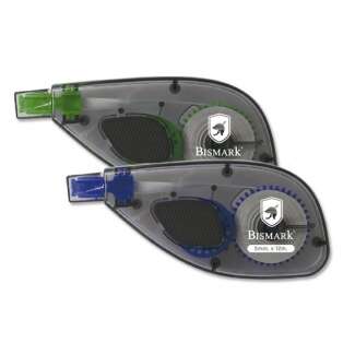Bismark Cinta Correctora 5mm x 12m - Aplicacion Lateral - Cuerpo Transparente - Forma Ergonomica - Cantidad: 24