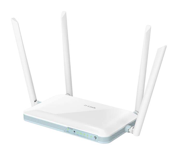 D-Link Eagle Pro AI N300 WiFi Smart Router - Hasta 300Mbps - 4 Puertos LAN 10/100Mbps y 1 Puerto WAN 10/100Mbps - 4 Antenas Externas