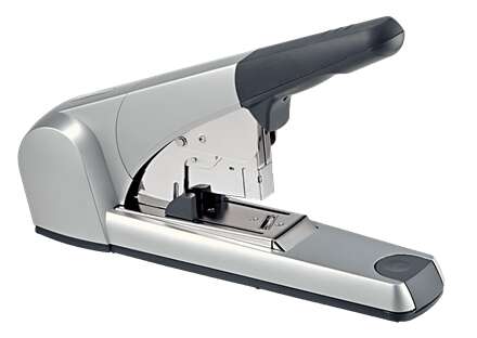 Petrus 1500 Grapadora de Gruesos - Hasta 120 Hojas - Grapado Plano - Para Grapas 23/15XL - Color Gris