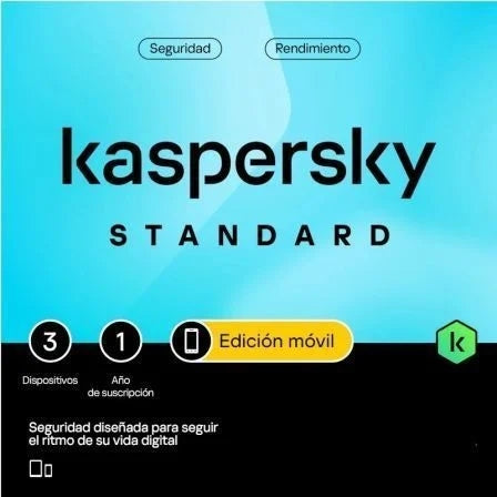Kaspersky Standard Mobile Antivirus - 3 Dispositivos - Servicio 1 Año