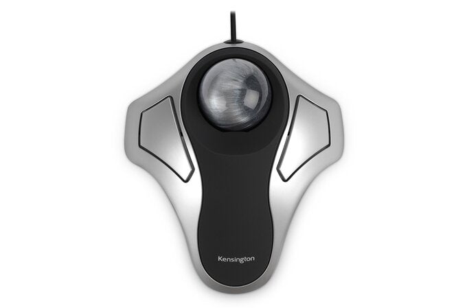 Kensington Orbit Trackball Optico USB - Bola de 40mm - 4 Botones Personalizables - Uso Ambidiestro - Precision y Control Superiores - Color Plata/Negro