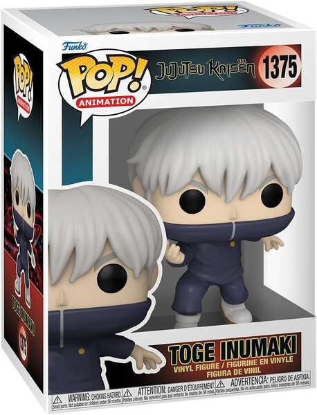 Funko Pop Animacion Jujutsu Kaisen Toge Inumaki con Opcion Chase - Figura de Vinilo - Altura 9.5cm aprox.