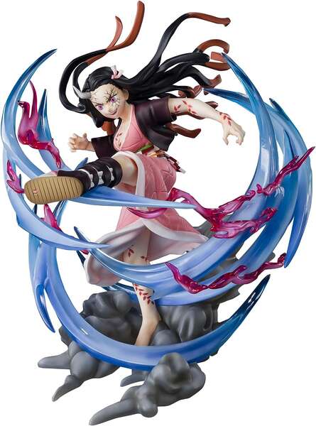Tamashii Nations Figuarts Zero Demon Slayer Kimetsu no Yaiba Nezuko Kamado - Figura de Coleccion - Altura 20cm aprox. - Fabricada en PVC