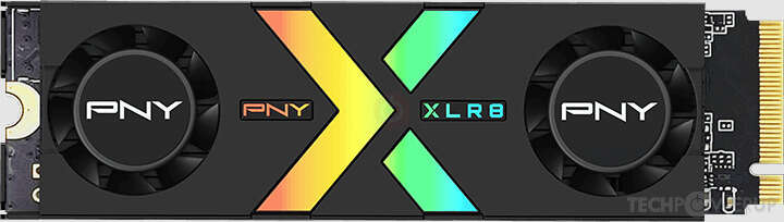 PNY CS3150 Disco Duro Solido SSD M2 2TB NVMe PCIe Gen5 x4 con Disipador Termico - Iluminacion RGB - Color Negro