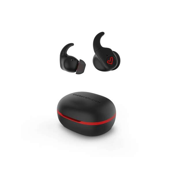 Energy Sistem Auriculares Deportivos Freestyle - Bluetooth 5.3 - Inalambrico Stereo - Ajuste Seguro - IPX5 - Color Negro