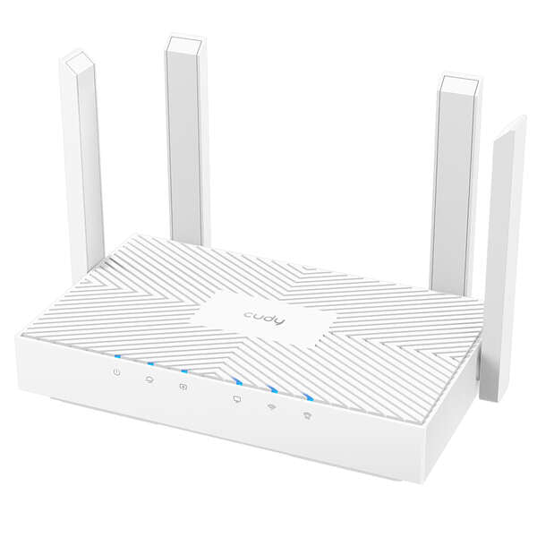 Cudy WR1300E Router WiFi AC1200 Doble Banda - 3 Puertos Gigabit Ethernet - 4 Antenas Externas