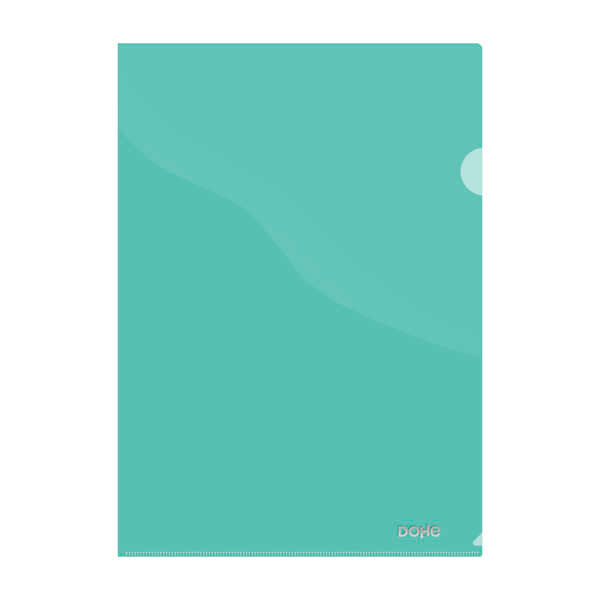 Dohe Dossier Uñero Premium Tamaño A4 - 210x297mm - Fabricado en Polipropileno Translucido de 180 Micras - Color Verde - Cantidad: 8