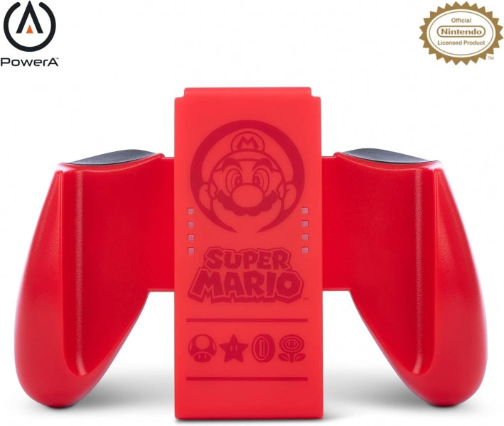 PowerA Comfort Grip Joy-Con para Nintendo Switch - Super Mario Red