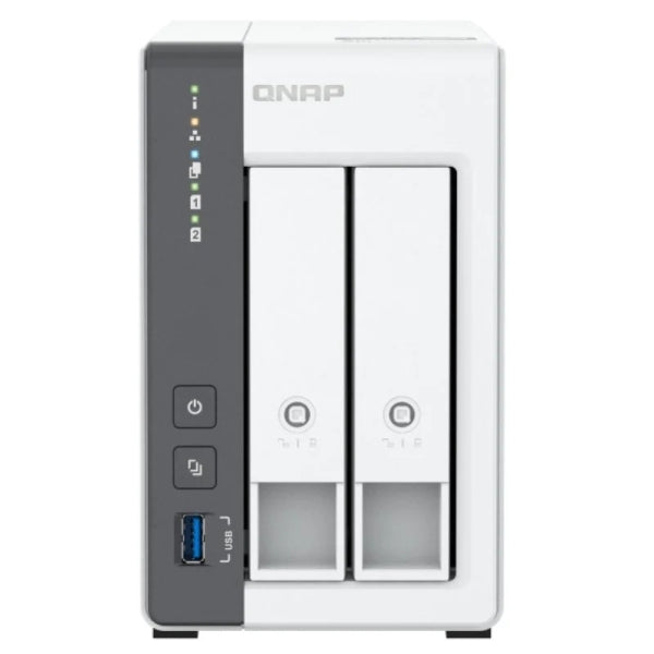 QNAP TS-216G NAS Torre Procesador ARM Cortex-A55 - Memoria 4GB - 2 Bahias 2.5", 3.5" - USB, RJ-45 2.5GB - Ventilador 70mm