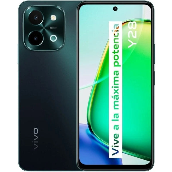 Vivo Y28 Smartphone Pantalla 6.68" - 8GB - 256GB - Camara 50Mp - Bateria 6000mAh - Admite Carga de 44W - Color Verde