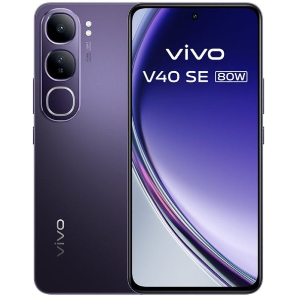 Vivo V40 SE 5G Smartphone Pantalla AMOLED 6.67" + Auriculares Vivo TWS 3e - 8GB - 256GB - Camara 50Mp - Bateria 5000mAh - Admite Carga de 80W - Color Negro