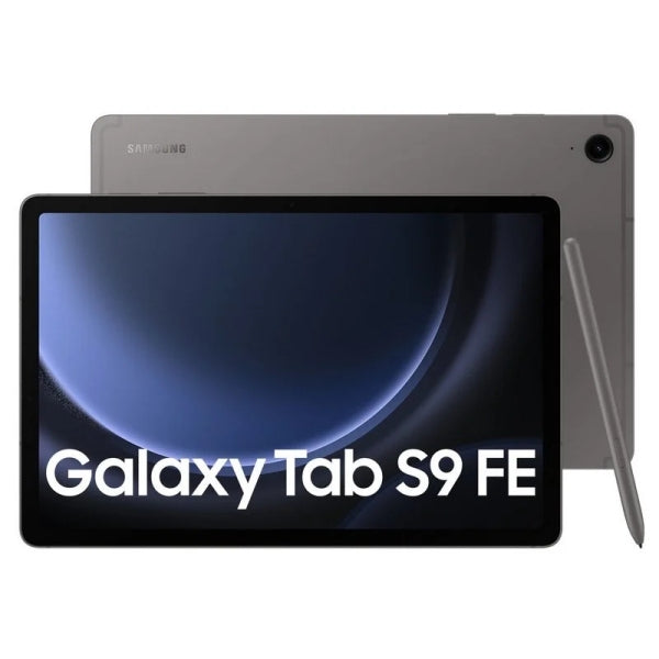 Samsung Galaxy Tab S9 FE 5G Pantalla 10.9" 5G, WiFi, Bluetooth 5.3 - RAM 8GB - 256GB de Almacenamiento - Camara Principal 8Mpx - Bateria 8000mAh - Carga Rapida 45W - Color Gris
