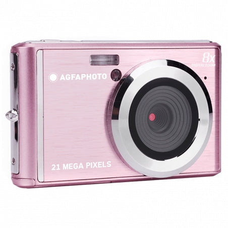 Agfaphoto DC5200 Camara Digital - Sensor CMOS - Zoom Optico 8x - Color Rosa