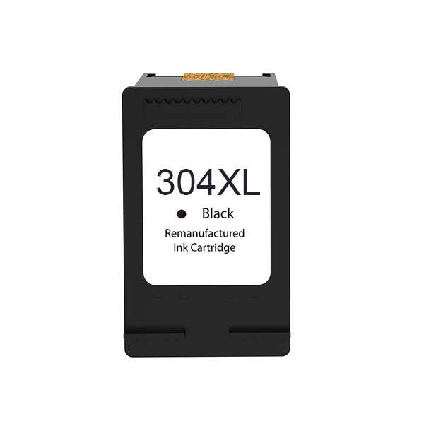 HP 304XL Negro Cartucho de Tinta Remanufacturado - Muestra Nivel de Tinta