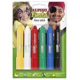 ALPINO MAQUILLAJE EN BARRA FIESTA FACE STICK PACK DE 6 C/SURTIDOS