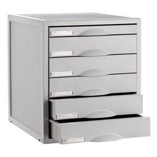 ARCHIVO 2000 MÓDULO ARCHISYSTEM DE 6 CAJONES 356X316X362 MM GRIS