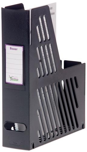 ARCHIVO 2000 CAJETÍN DE ARCHIVO ARCHIVO 2000 CON TARJETERO IDENTIFICADOR 240X75X315 MM NEGRO