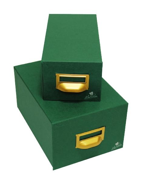 MARIOLA FICHERO CARTÓN FORRADO GELTEX 500 FICHAS DE 150X100 VERDE