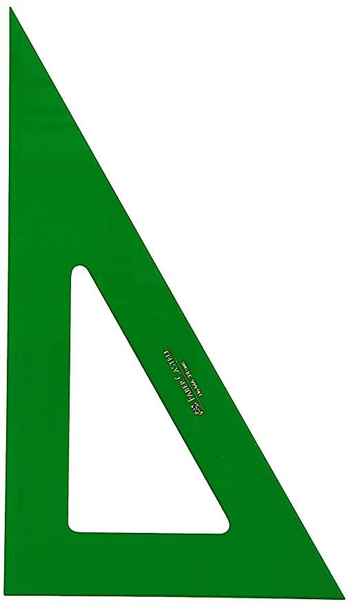 FABER CASTELL CARTABÓN SIN GRADUAR 16CM VERDE