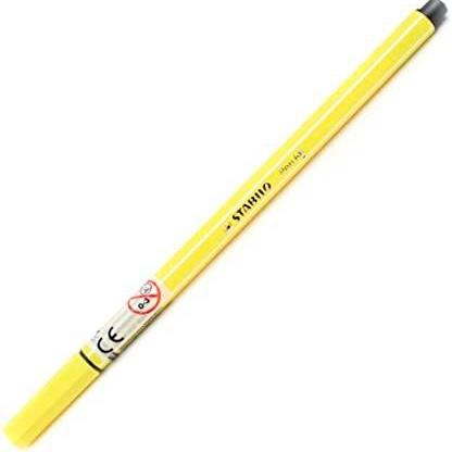 STABILO ROTULADOR PEN 68 AMARILLO LIMÓN CAJA 10 UD