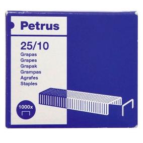 PETRUS GRAPAS STRONG 25/10 GALVANIZADAS -CAJA 1000U-
