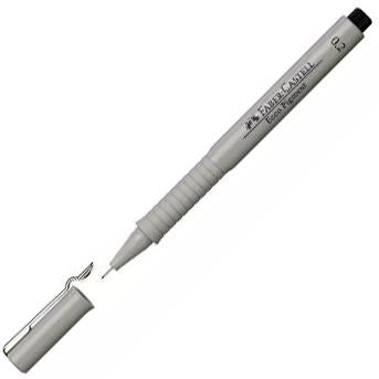 FABER CASTELL ROTULADOR CALIBRADO ECCO PIGMENT 0,2MM NEGRO