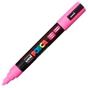 POSCA MARCADOR PC-5M NO PERMANENTE PUNTA FORMA DE BALA 1,8 - 2,5 MM ROSA