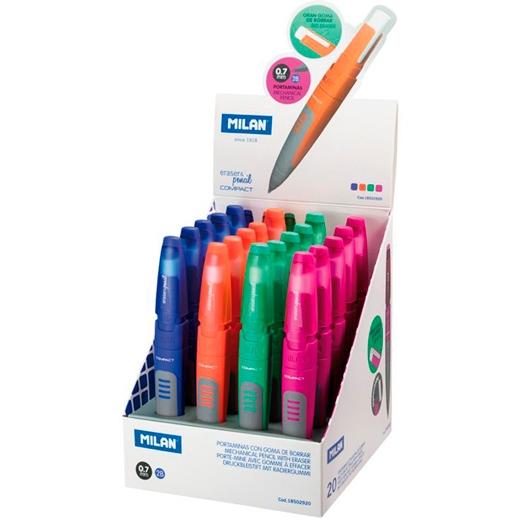 MILAN PORTAMINAS COMPACT 0.7MM COLORES SURTIDOS