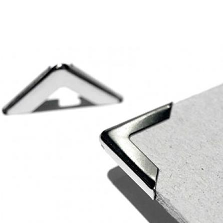 DISPLAST CANTONERAS MEDIANAS 16X16X5MM - PACK 100U - NÍQUEL