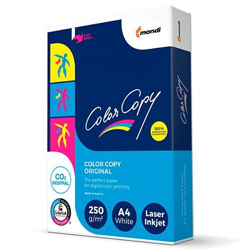 COLOR COPY ORIGINAL PAPEL REPROGRÁFICO DIN A4 SATINADO 250GR PAQUETE DE 125H 210X297MM BLANCO