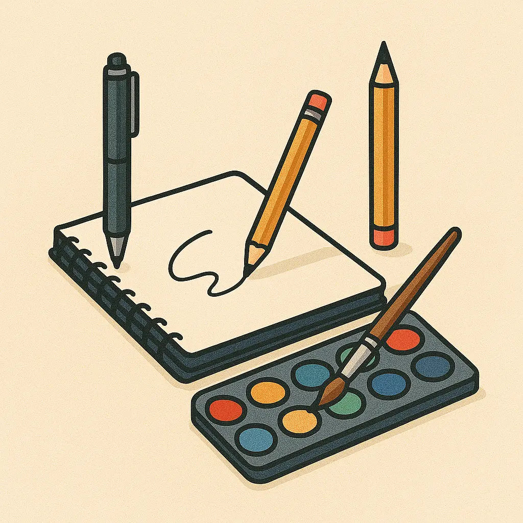 Escribir, dibujar y colorear