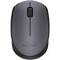 Logitech M170 Raton Inalambrico 1000dpi - 3 Botones - Uso Ambidiestro - Color Gris/Negro