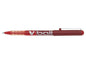 Pilot Boligrafo de Tinta Liquida V Ball 07 Rollerball - Punta de Bola Redonda 0.7mm - Trazo 0.5mm - Color Rojo - Cantidad: 12