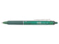 Pilot Frixion Clicker Boligrafo de Gel Borrable Retractil - Punta de Bola 0.7mm - Trazo 0.4mm - Grip Ergonomico - Color Verde - Cantidad: 12