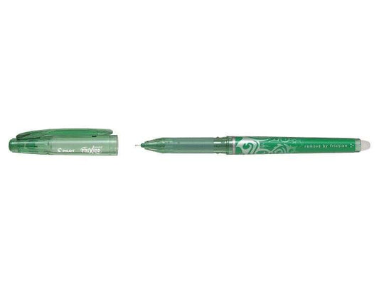 Pilot Frixion Point Boligrafo de Tinta Gel Borrable - Punta de Aguja 0.5mm - Trazo 0.25mm - Grip Ergonomico - Color Verde - Cantidad: 12