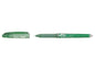 Pilot Frixion Point Boligrafo de Tinta Gel Borrable - Punta de Aguja 0.5mm - Trazo 0.25mm - Grip Ergonomico - Color Verde - Cantidad: 12