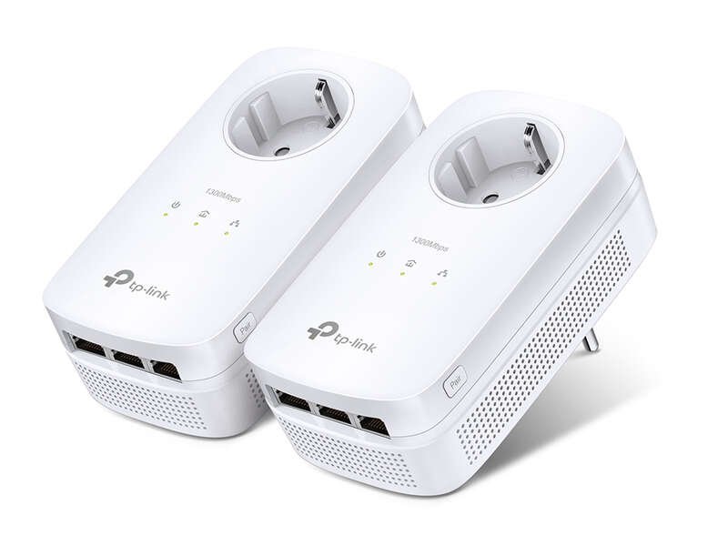 TP-Link Kit Powerline Gigabit AV1300 con Enchufe Incorporado