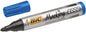 Bic Marking 2000 Ecolutions Rotulador Permanente - Tinta con Base de Alcohol - Ecologico - Secado Rapido - Color Azul - Cantidad: 12