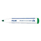 Milan Rotuladores para Pizarra Blanca Recargables - Punta Redonda 5mm - Tinta a base de Alcohol - Borrable en Seco - Color Verde - Cantidad: 12