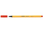 Stabilo Point 88 Rotulador de Punta Fina de Fibra - Trazo de 0.4 mm - Tinta con Base de Agua - Color Rojo - Cantidad: 10